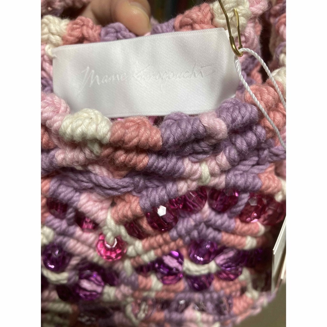 mame - Mame Kurogouchi Macrame Beaded Hand Bagの通販 by あせ mame - Mame Kurogouchi Macrame Beaded Hand Bagの通販 by あせ