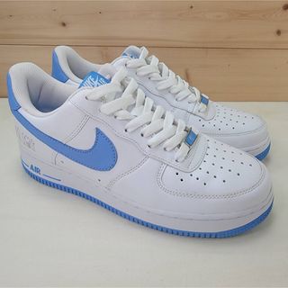 ナイキ(NIKE)のナイキ エアフォース1 プレイヤーズ ホワイト/ブルー 25cm(スニーカー)