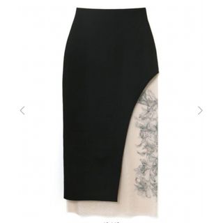 バブルス(Bubbles)のmelt the lady lily tattoo skirt(ロングスカート)