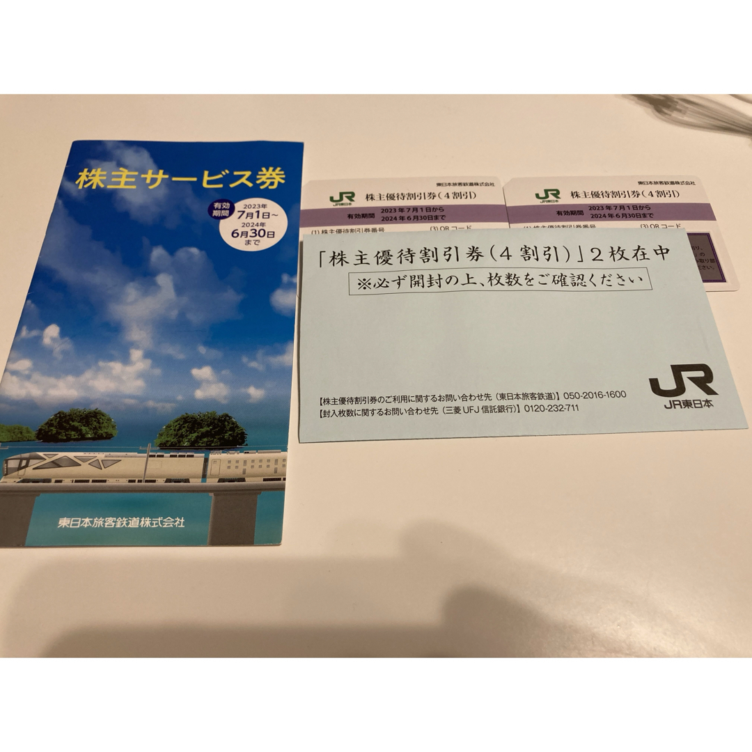 JR東日本JR東日本　株主優待割引券　2枚