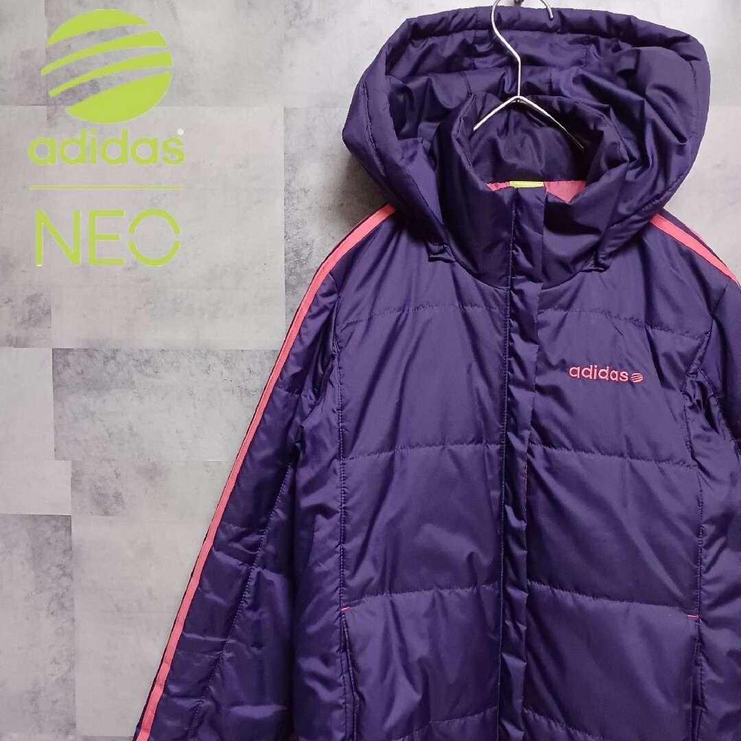 adidas(アディダス)のadidasNEO アディダスネオ レディース 中綿ジャケット M アウター レディースのジャケット/アウター(ダウンジャケット)の商品写真