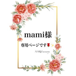 mami様　専用ページ(ピアス)