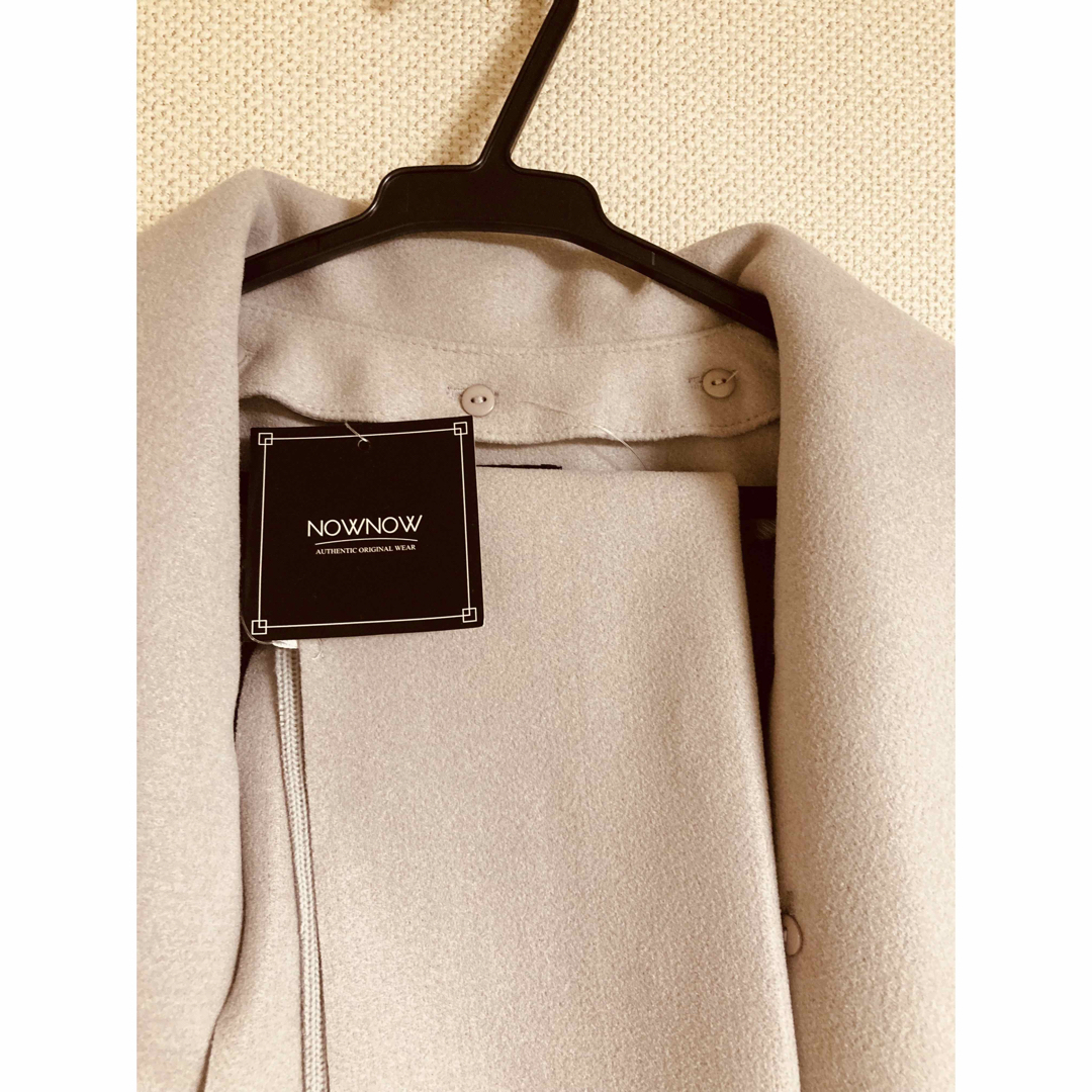 [新品未使用] ロングコート&マフラーセット レディースのジャケット/アウター(ロングコート)の商品写真