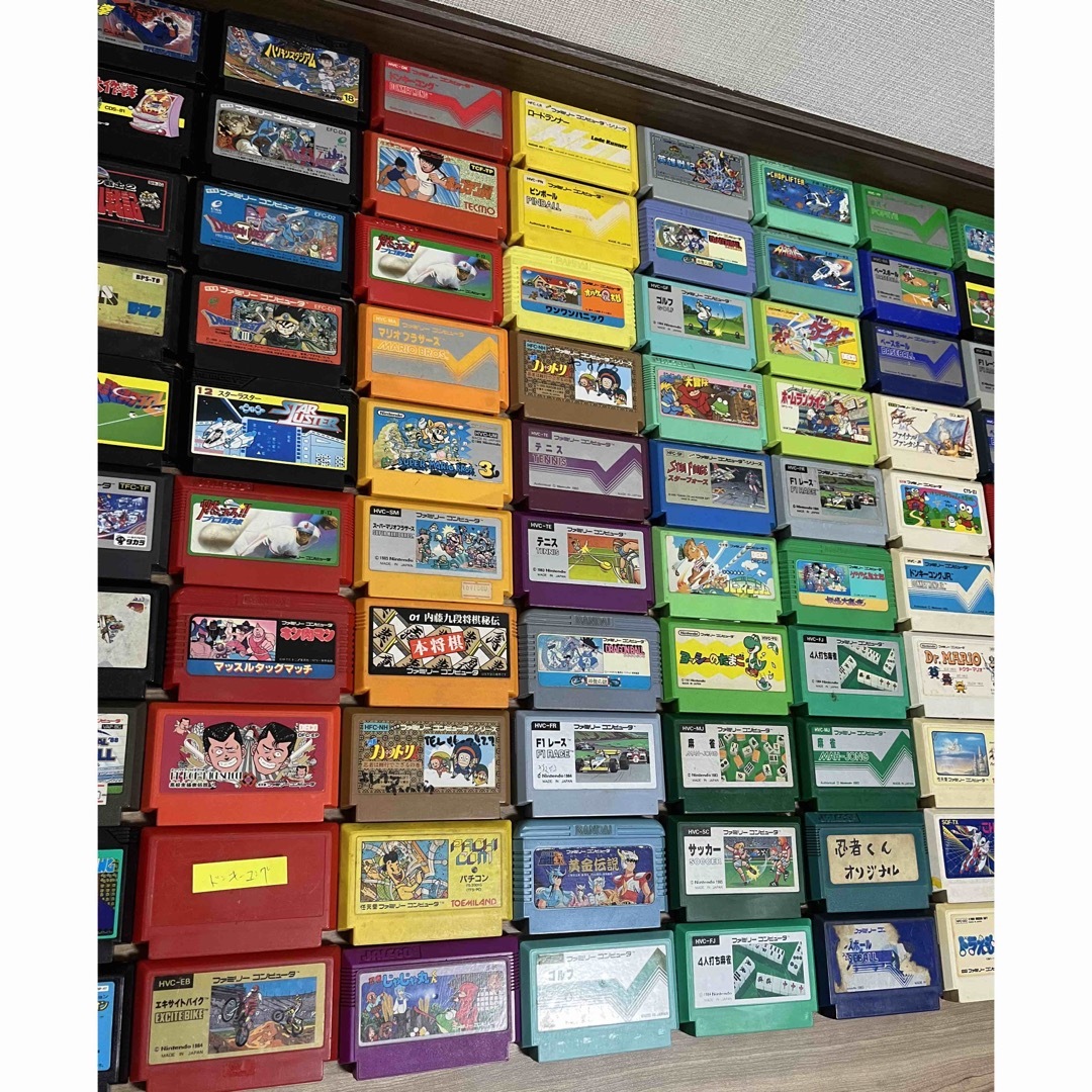 家庭用ゲームソフトファミコン　ソフト　カセット　FC 100本　まとめ売り　Nintendo