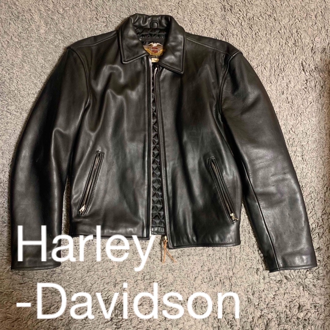 Harley Davidson(ハーレーダビッドソン)のハーレーダビットソン　レザージャケット　ライダースジャケット メンズのジャケット/アウター(ライダースジャケット)の商品写真