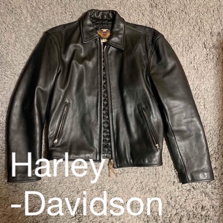 ハーレーダビッドソン(Harley Davidson)のハーレーダビットソン　レザージャケット　ライダースジャケット(ライダースジャケット)