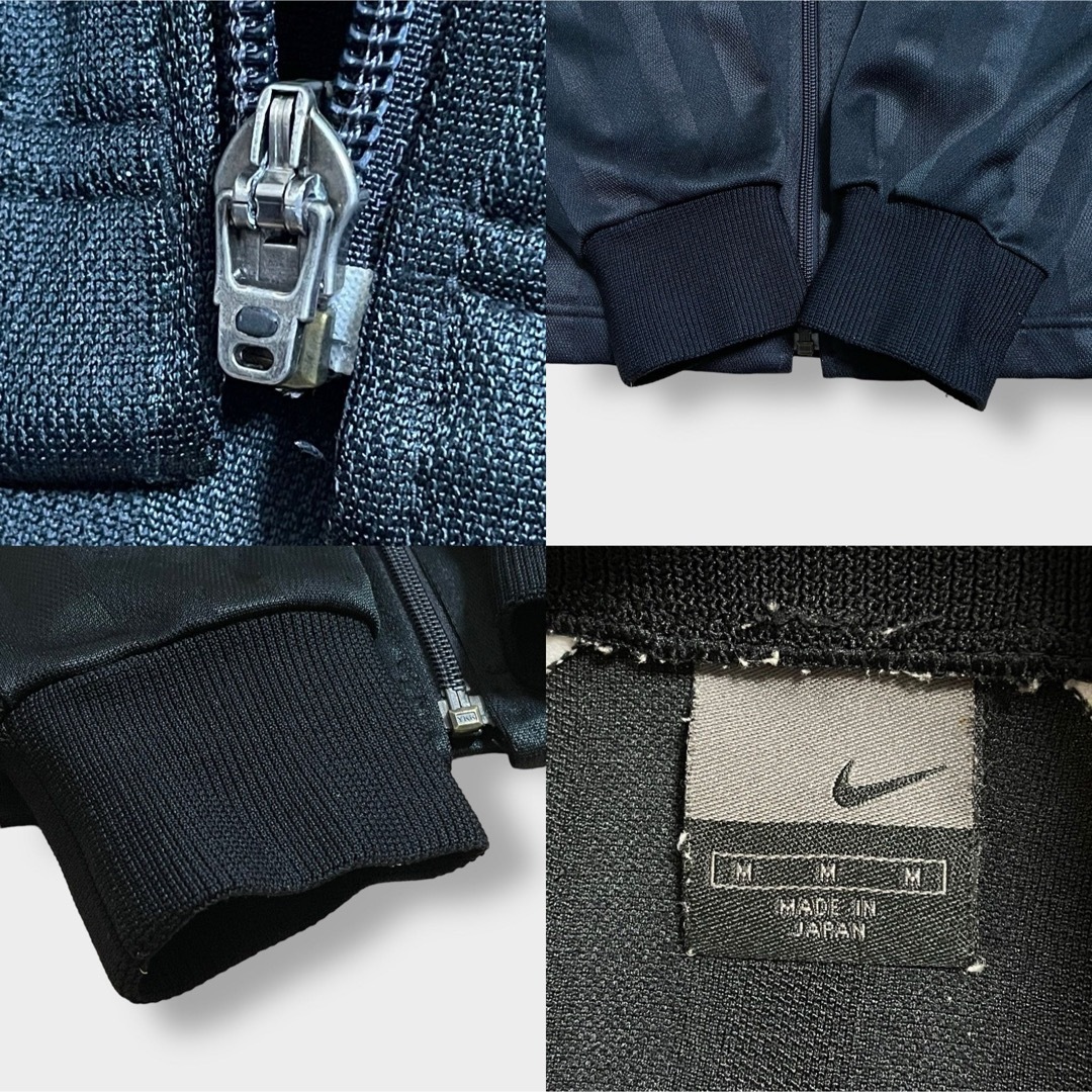 NIKE(ナイキ)のNIKE 日本製 トラックジャケット ジャージ スウッシュ刺繍 ビッグロゴ 古着 メンズのトップス(ジャージ)の商品写真