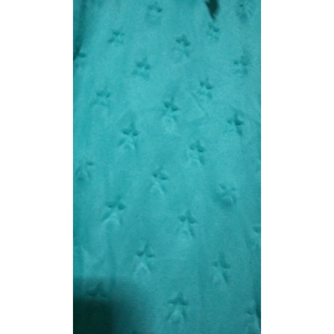 星型ルームチュニックパーカー　グリーン　Mサイズ レディースのルームウェア/パジャマ(ルームウェア)の商品写真