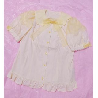 アンジェリックプリティー(Angelic Pretty)のアンジェリックプリティ Honey Bear's Cafeブラウス(シャツ/ブラウス(半袖/袖なし))