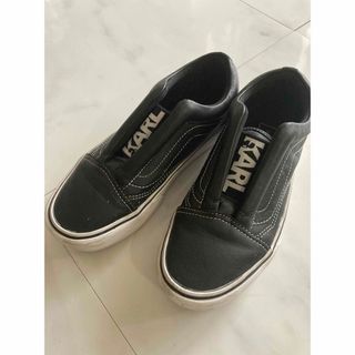 ヴァンズ(VANS)の希少vans カールラガフェルド　コラボスニーカー(スニーカー)