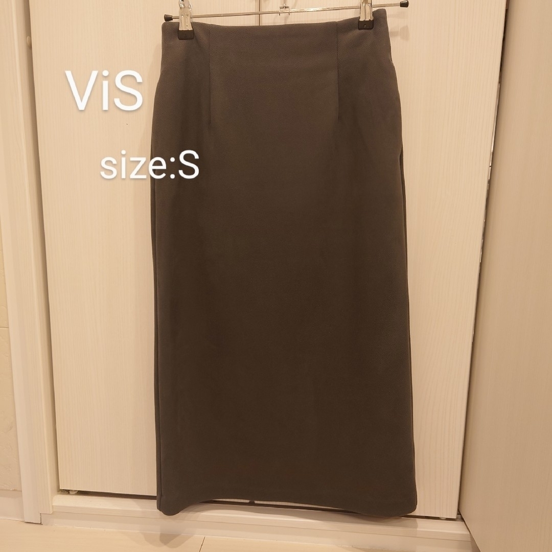 ViS(ヴィス)の【美品】VIS ベロアタッチ タイトスカート レディースのスカート(ロングスカート)の商品写真