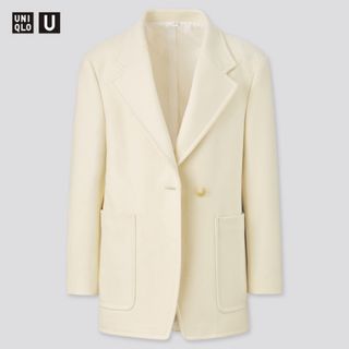 ユニクロ(UNIQLO)のUNIQLO  ウールブレンドジャージージャケット(テーラードジャケット)