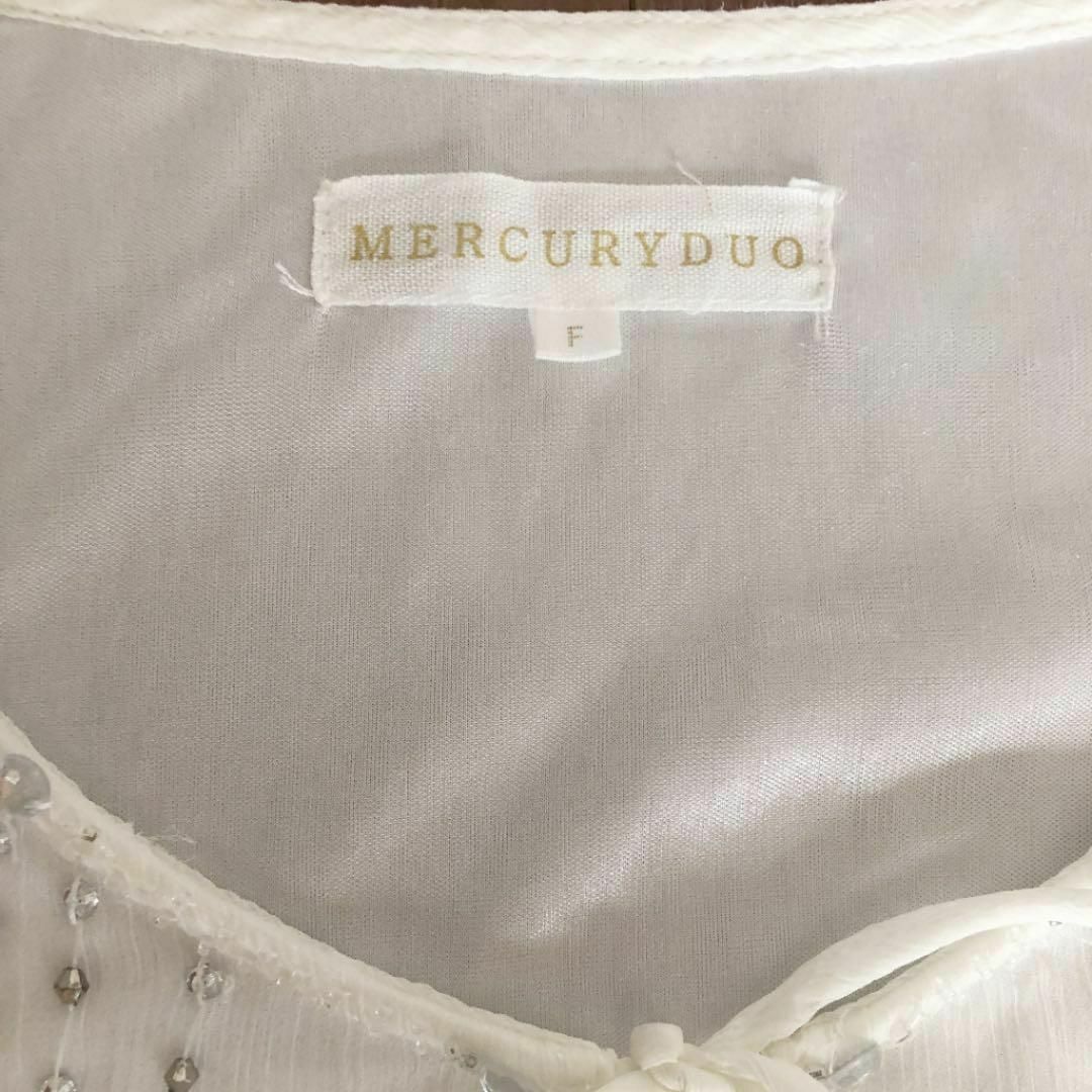 MERCURYDUO(マーキュリーデュオ)のマーキュリーデュオワンピースorトップス カットソー レディースのトップス(シャツ/ブラウス(半袖/袖なし))の商品写真