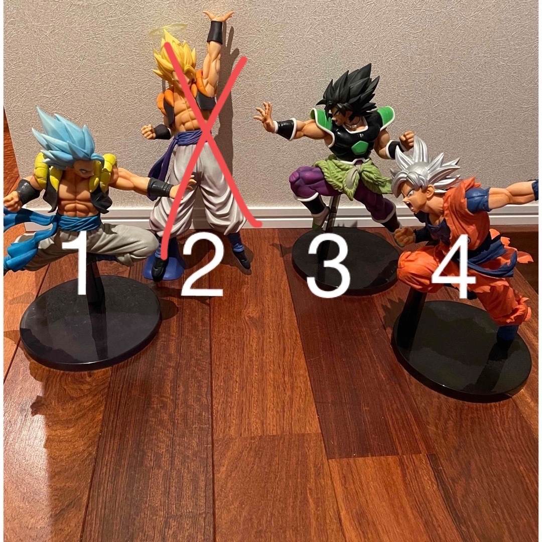 ドラゴンボール(ドラゴンボール)のドラゴンボールフィギュアバラ売り ハンドメイドのおもちゃ(フィギュア)の商品写真