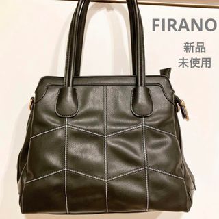 フィラノ(FIRANO)の【新品未使用】　FIRANO フィラノ　トートバッグ　黒　ブラック　レディース(トートバッグ)