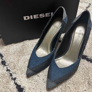 DIESEL ディーゼル　パンプス　コンビ　ヒール