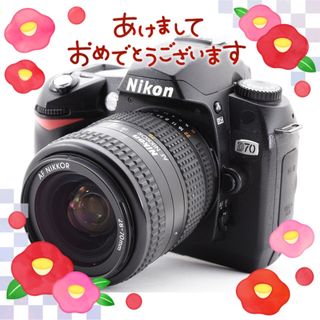 ニコン(Nikon)の❤️超簡単操作で大人気！初心者おすすめの一眼レフカメラ❤️ニコンD70❤️(デジタル一眼)