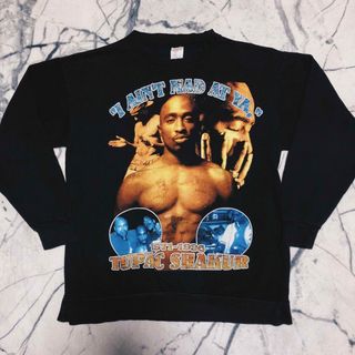 2PAC RAP TEE  Rap Tee VINTAGE スウェット 90s(スウェット)