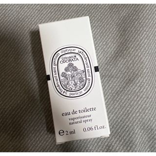 ディプティック(diptyque)の【未使用に近い】diptyque ゼラニウムオドラタ オードトワレ サンプル (ユニセックス)