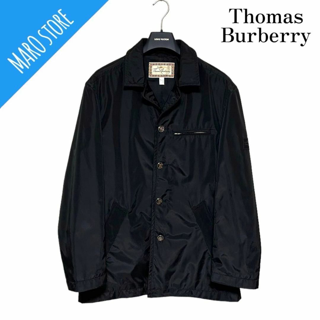 BURBERRY(バーバリー)の【希少/美品】Thomas Burberry ナイロン ジャケット ヴィンテージ レディースのジャケット/アウター(ナイロンジャケット)の商品写真