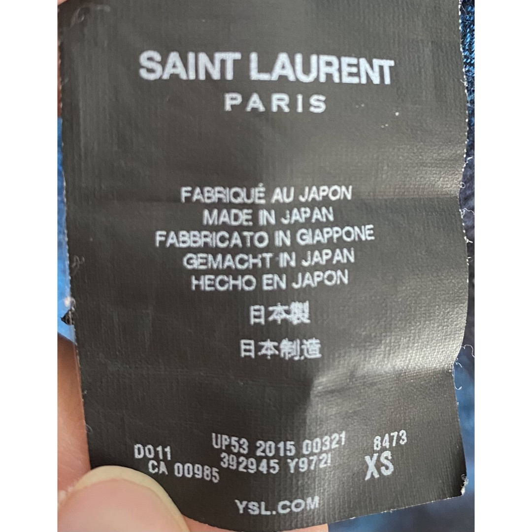 Saint Laurent(サンローラン)のSAINT LAURENT PARIS オンブレチェックシャツ XS メンズのトップス(シャツ)の商品写真