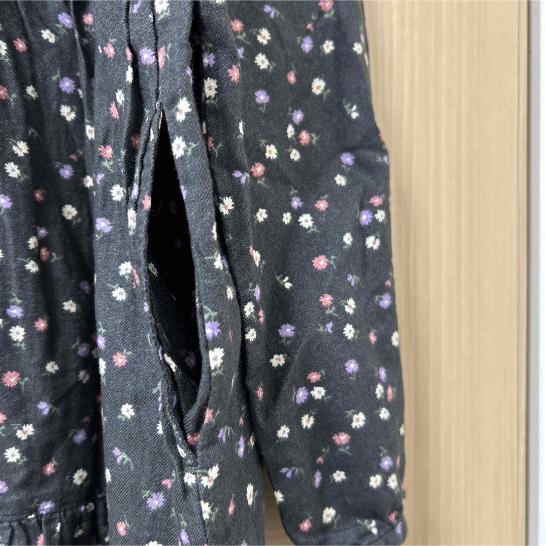 UNIQLO(ユニクロ)の【新品】UNIQLO ⭐︎ GIRLS フランネルワンピース　サイズ150 キッズ/ベビー/マタニティのキッズ服女の子用(90cm~)(ワンピース)の商品写真