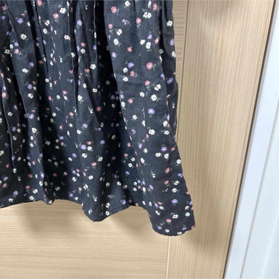 UNIQLO(ユニクロ)の【新品】UNIQLO ⭐︎ GIRLS フランネルワンピース　サイズ150 キッズ/ベビー/マタニティのキッズ服女の子用(90cm~)(ワンピース)の商品写真