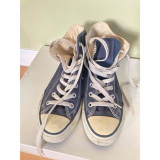 オールスター(ALL STAR（CONVERSE）)のconverseコンバースハイカットオールスタースニーカー24.5cmUSED(スニーカー)