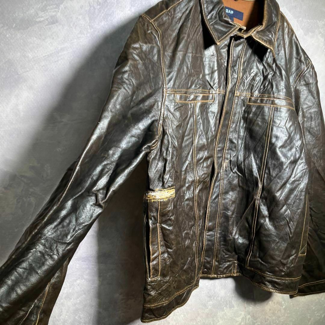 GAP - OLD GAP 古着 本革 レザージャケット ヴィンテージ GAP - OLD GAP 古着 本革 レザージャケット ヴィンテージ