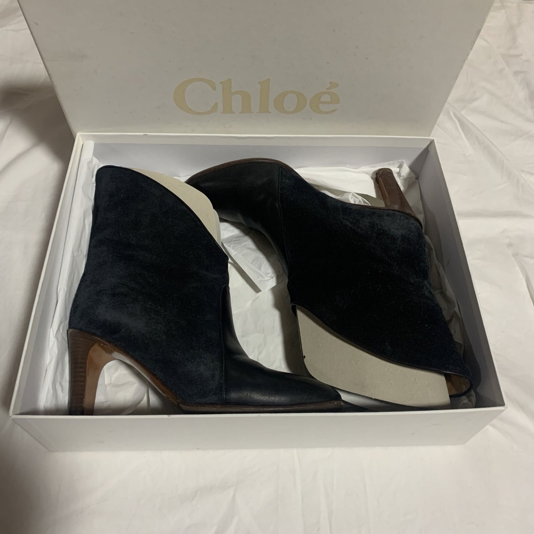 Chloe(クロエ)のChloe クロエ ブーツ 38 黒 レディースの靴/シューズ(ブーツ)の商品写真