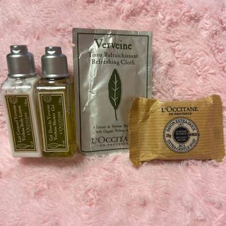 ロクシタン(L'OCCITANE)の新品未使用　ロクシタン　ヴァーベナ　バスセット　ミニサイズ　4品(ボディローション/ミルク)