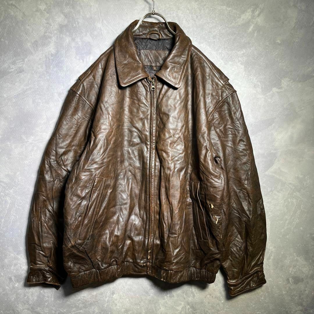 VINTAGE - St.John'sBay 古着 本革 レザージャケット ビンテージ VINTAGE - St.John'sBay 古着 本革 レザージャケット ビンテージ