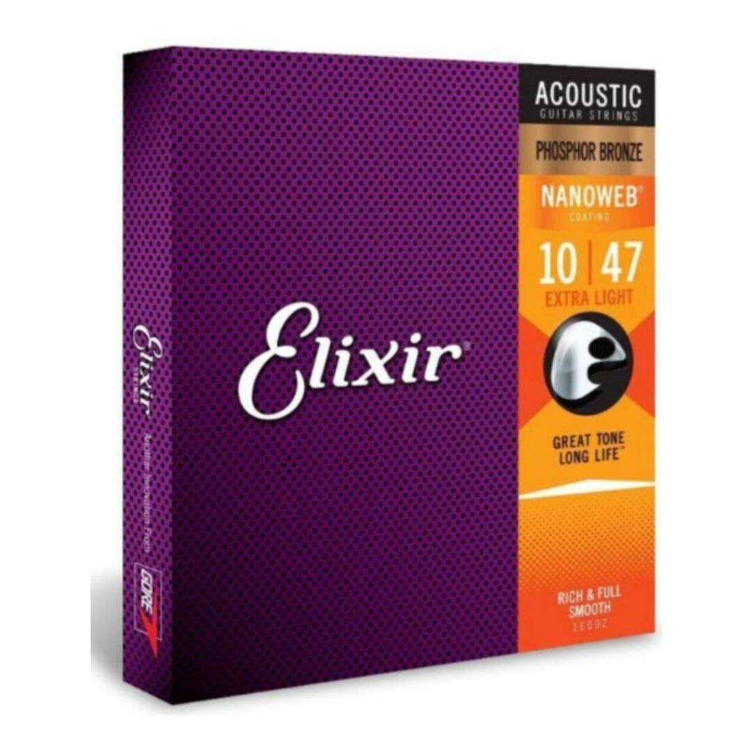 ELIXIR(エリクシール)のELIXIR Strings エリクサー弦 エリクシール アコースティックギター 楽器のギター(アコースティックギター)の商品写真