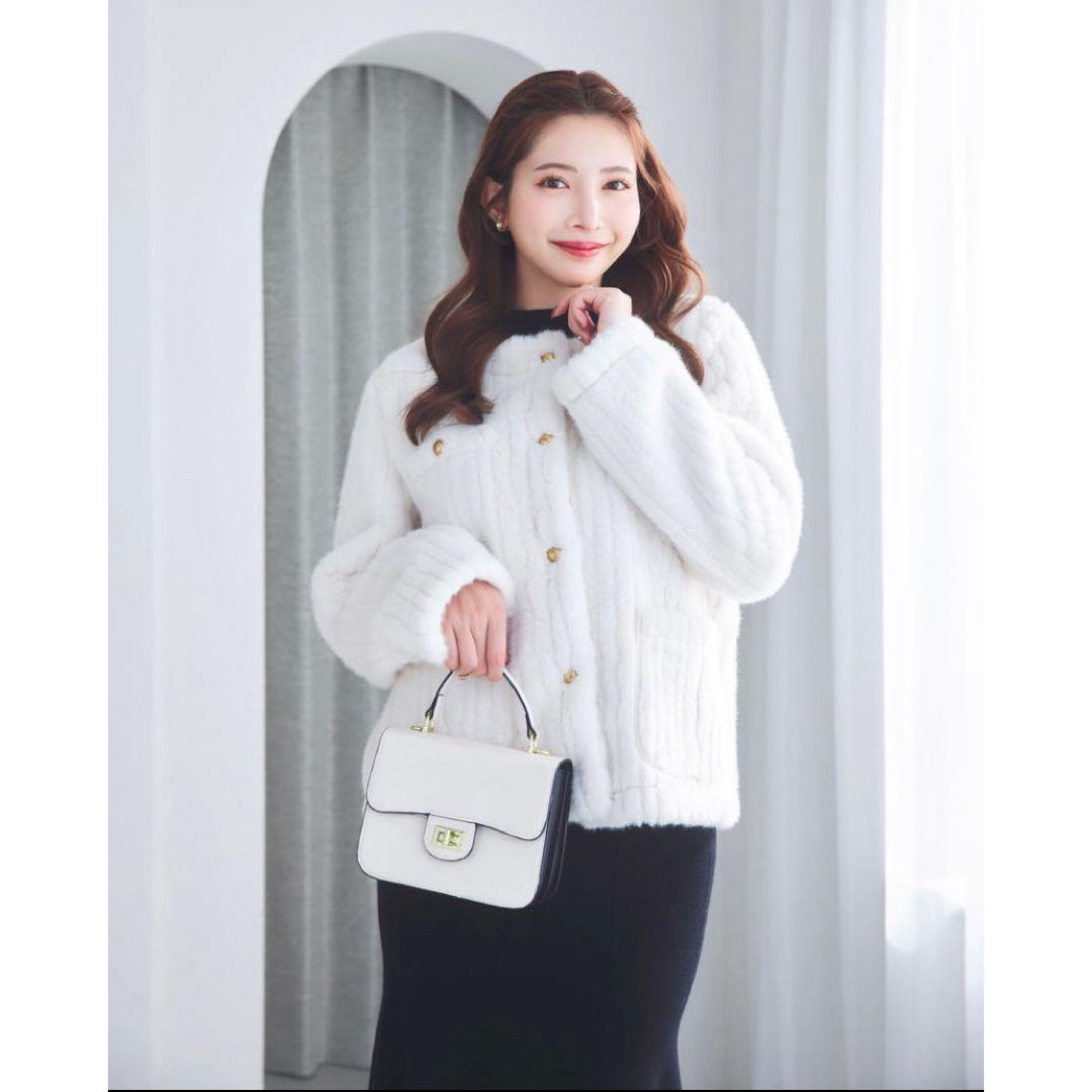 SNIDEL - 新品 ♡ Maison de Lyla ノーカラーフェイクファー SNIDEL - 新品 ♡ Maison de Lyla ノーカラーフェイクファー