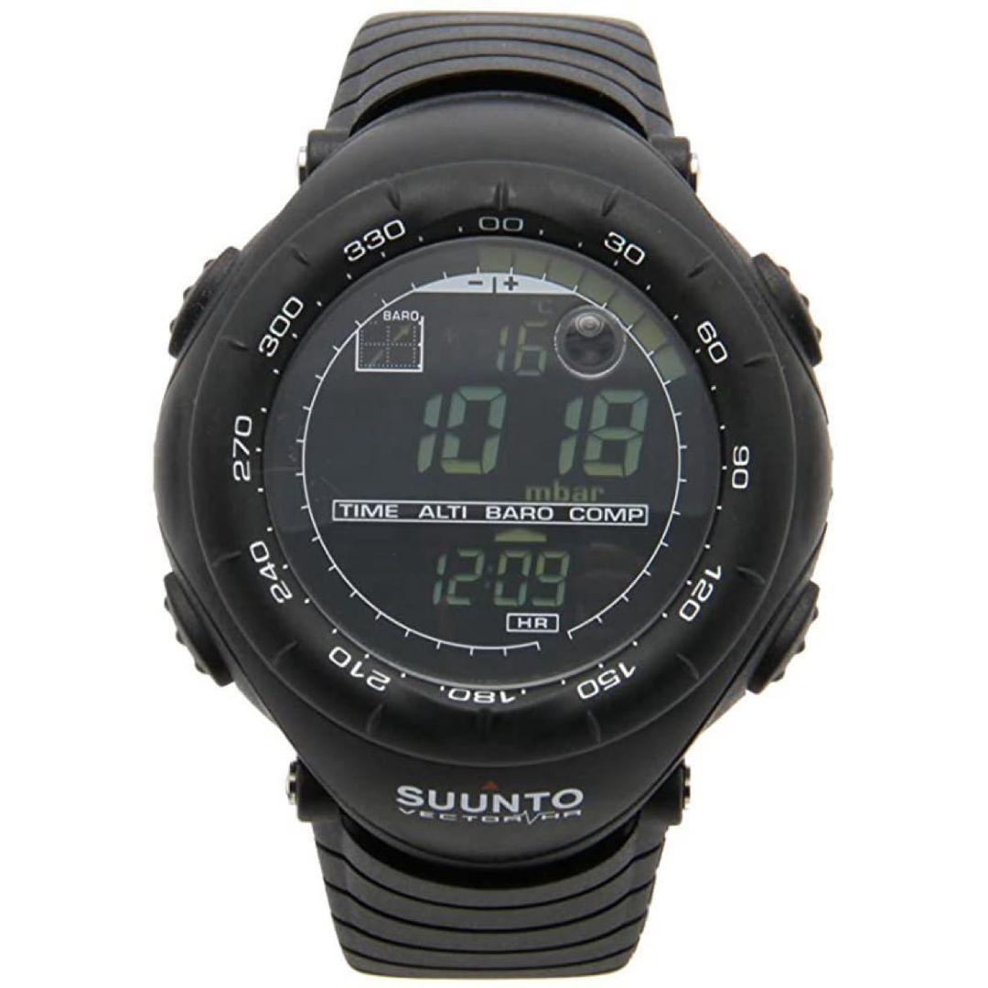 腕時計(デジタル)SUUNTO VECTOR HR ブラックスント ベクター レガッタ コア