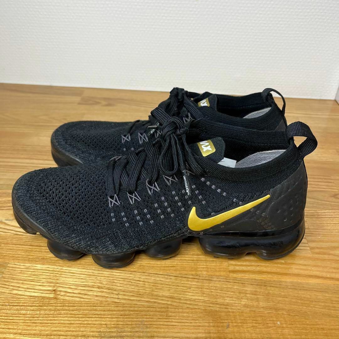 NIKE(ナイキ)の【レア】NIKE エアバイパーマックス フライニット3 黒✖︎金 25.5 Y2 メンズの靴/シューズ(スニーカー)の商品写真