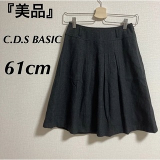 シーディーエスベーシック(C.D.S BASIC)のC.D.S BASIC フォーマル　スカート フレアスカート Mサイズ(ひざ丈スカート)