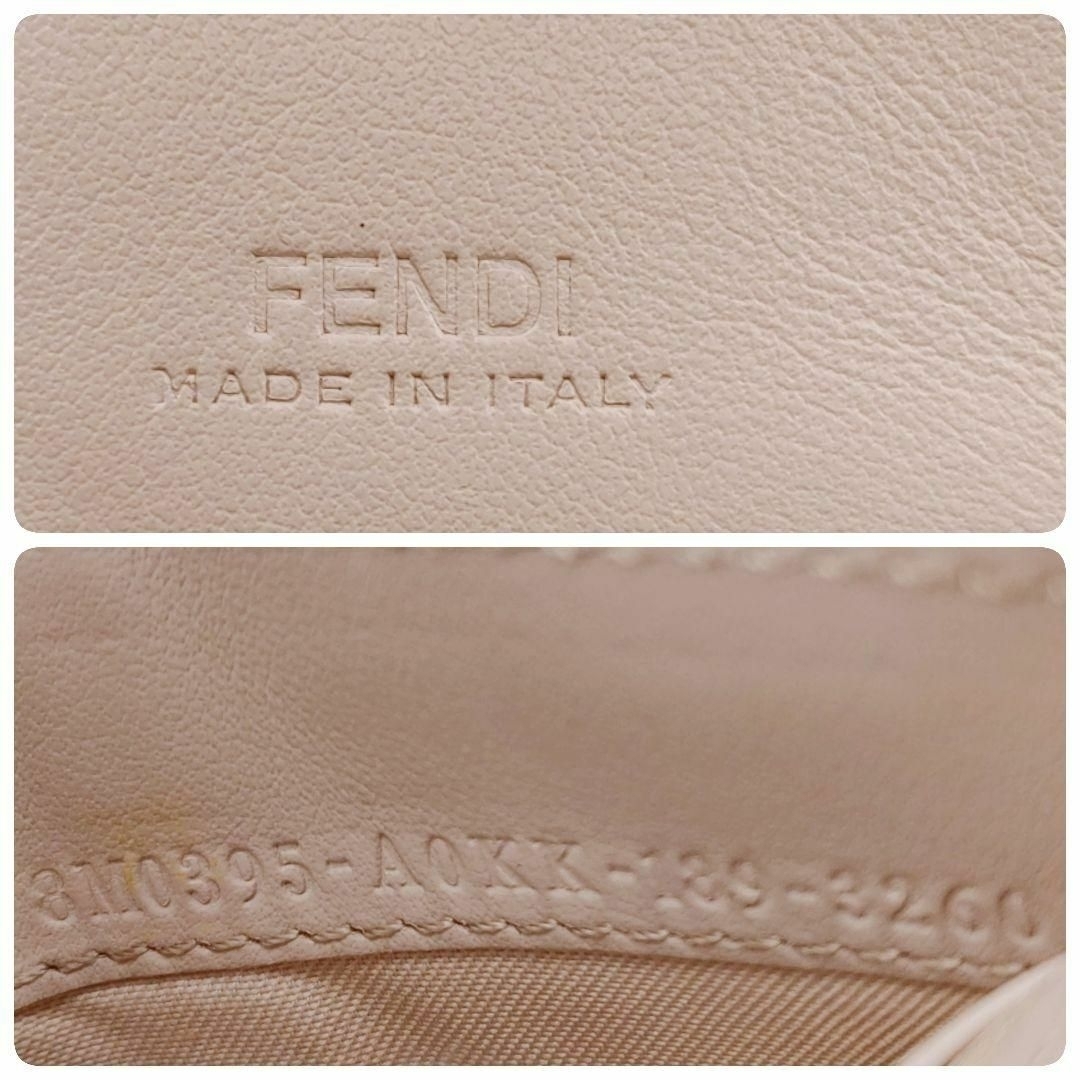 FENDI(フェンディ)のフェンディ　三つ折り財布　コンパクトウォレット　エフイズ　ピンク レディースのファッション小物(財布)の商品写真