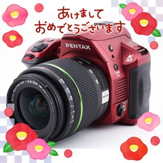 ペンタックス(PENTAX)の-10℃の耐寒性能ボディ➕簡易防滴レンズ❤️ペンタックスk-30❤️RED(デジタル一眼)