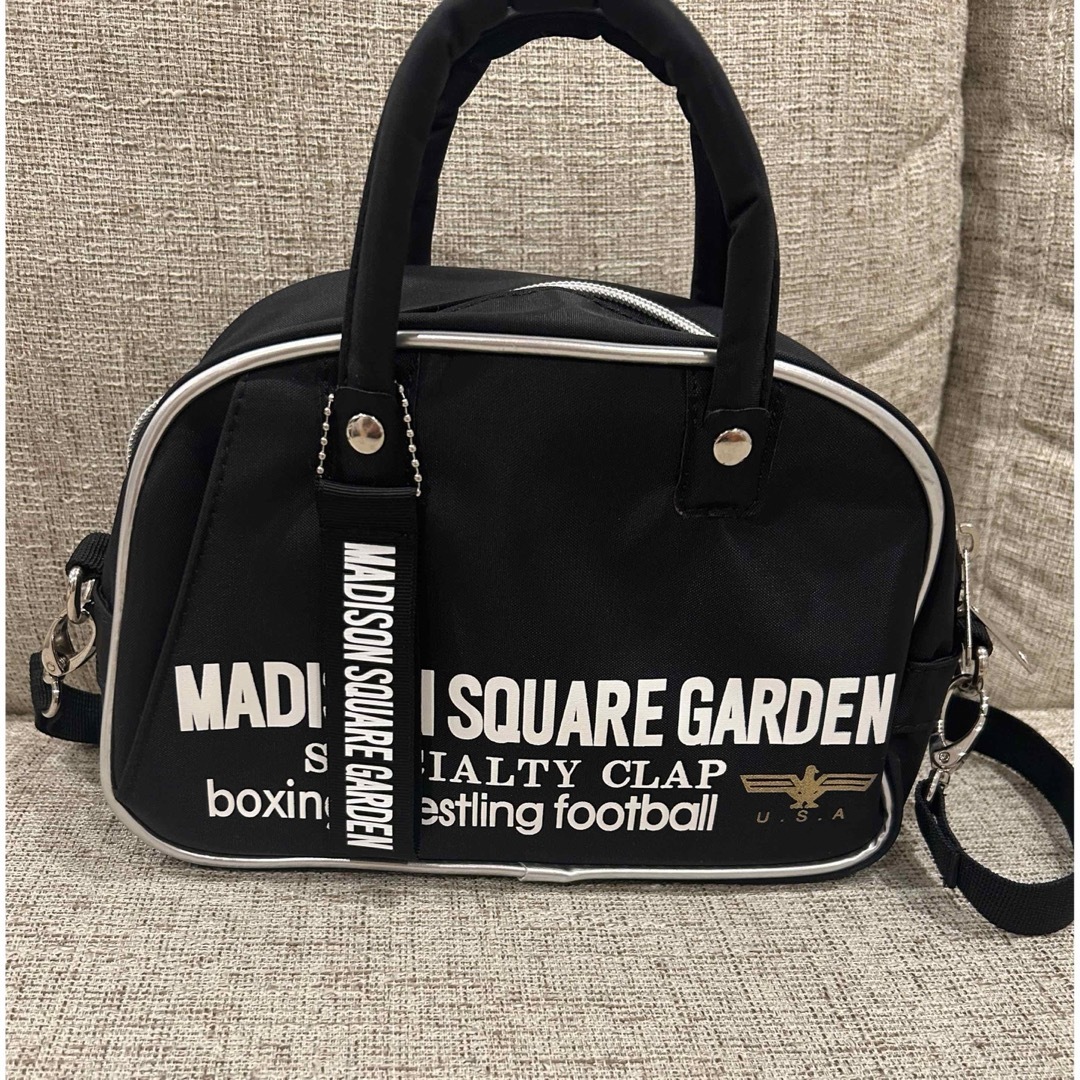 madison squre garden ショルダー付　ミニボストン　ブラック メンズのバッグ(ショルダーバッグ)の商品写真