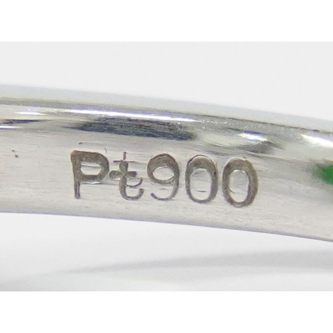 本物 ヒスイ 翡翠 ダイヤモンド 0.30ct Pt900 リング 指輪 13号 本物 ヒスイ 翡翠 ダイヤモンド 0.30ct Pt900 リング 指輪 13号