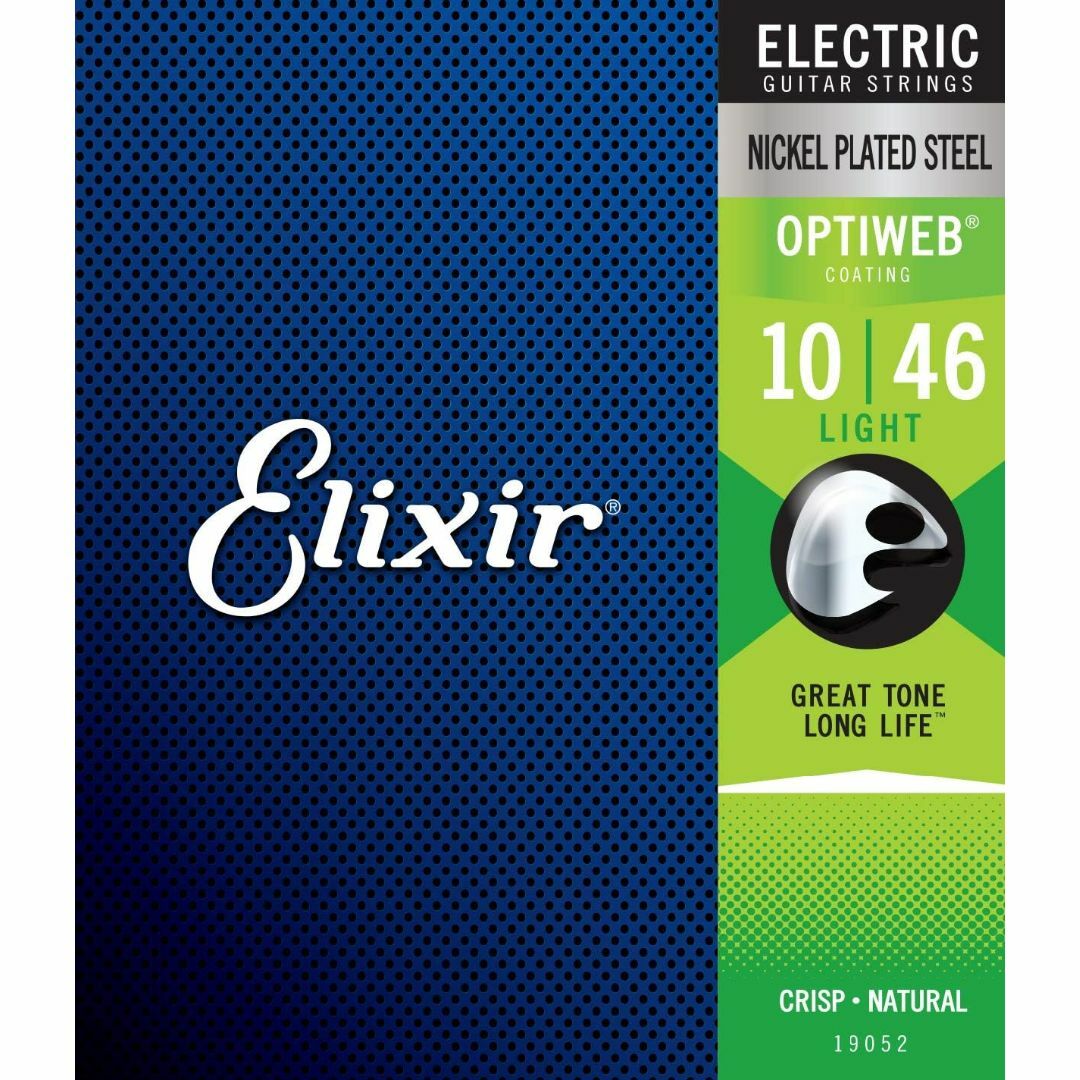 ELIXIR(エリクシール)のElixir Strings エリクサー弦 19052 OPTIWEB 楽器のギター(エレキギター)の商品写真