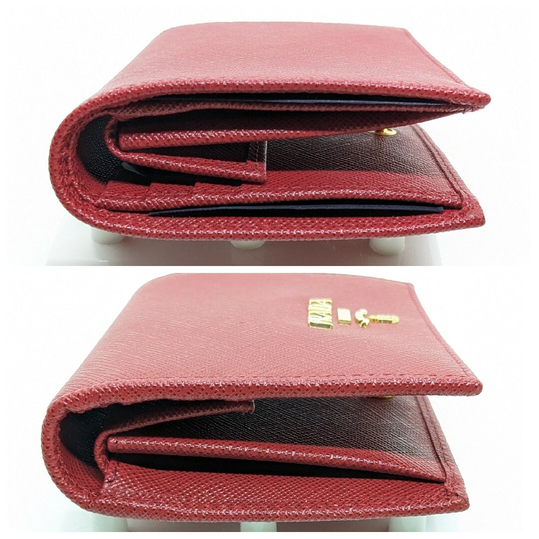 PRADA(プラダ)のプラダ PRADA 2つ折財布 スナップ式コインケース サフィアーノ レディース レディースのファッション小物(財布)の商品写真