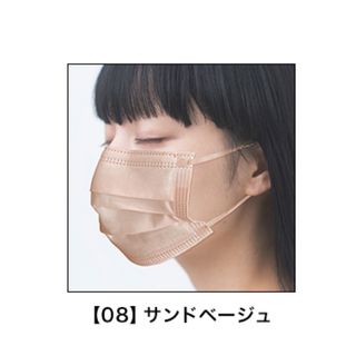 訳あり　カラーマスク　不織布　60枚(日用品/生活雑貨)