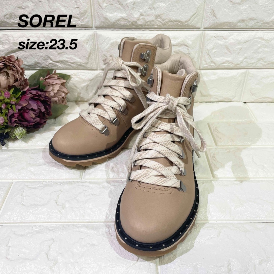 SOREL(ソレル)の【美品✨】SOREL ソレル Lennox Hiker レザーブーツ 23.5 レディースの靴/シューズ(ブーツ)の商品写真