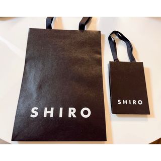 シロ(shiro)の【未使用】SHIRO ショップ袋　(小1、大1)(ショップ袋)