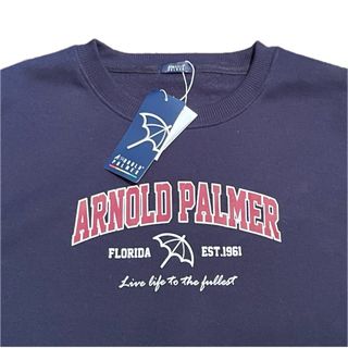 アーノルドパーマー(Arnold Palmer)の【送料無料・匿名発送】アーノルドパーマ　長袖　トレーナー　ネイビー　Lサイズ(ウエア)