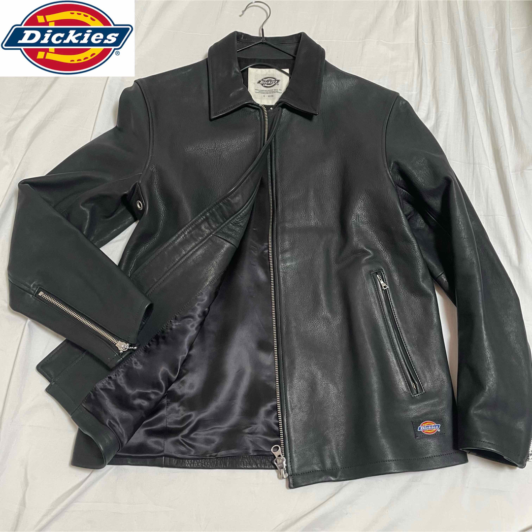 Dickies(ディッキーズ)の【DICKIES】カウレザー シングルレザージャケット S メンズのジャケット/アウター(レザージャケット)の商品写真