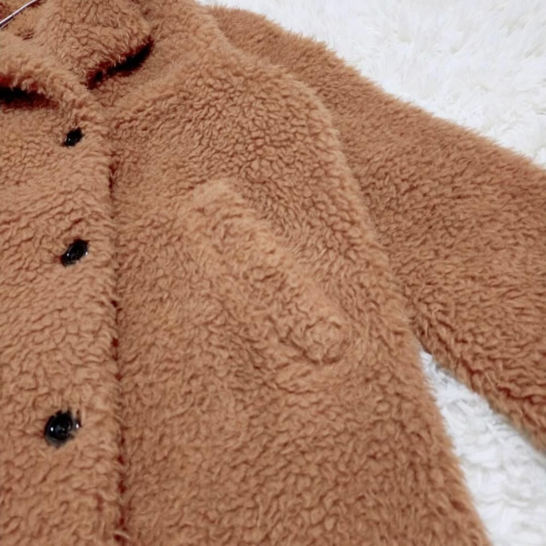 STUNNING LURE(スタニングルアー)のスタニングルアー エコムートン ミドルコート レディースのジャケット/アウター(毛皮/ファーコート)の商品写真