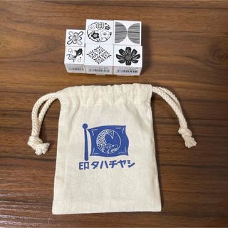 Shachihata - シャチハタ クラフトはんこ 6個セット 巾着入